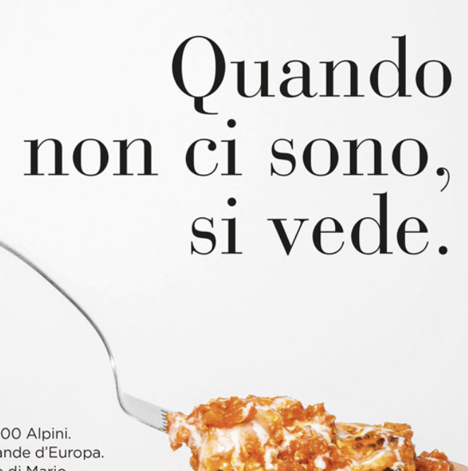 Quando non ci sono si vede